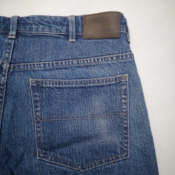 Denver Hayes Flextech Men's Size 36/28 Medium Wash Relaxed Fit Tapered Leg Jeans - Picture 10 of 12